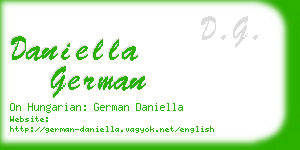 daniella german business card